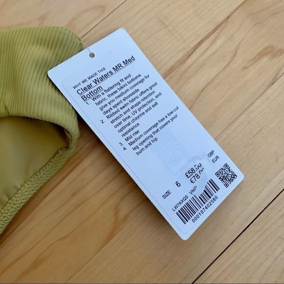 Lululemon Clear Waters Mid-Rise Med Bottom - Picture 5 of 8